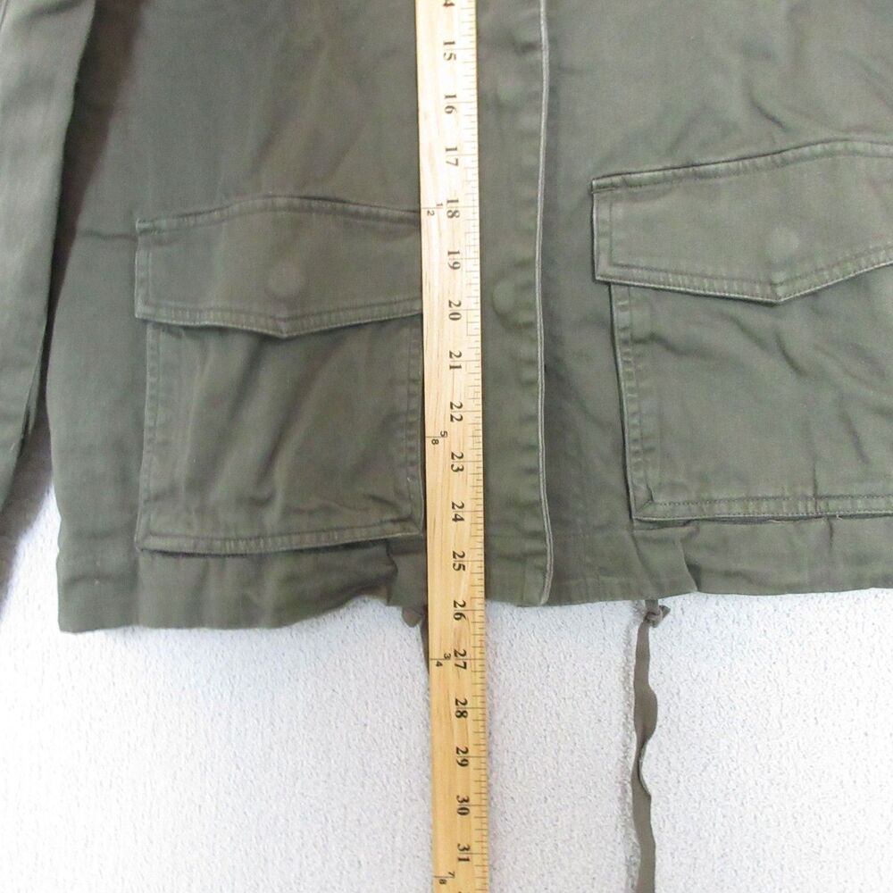 Chester & Violet Jacket Womens XS Olive Military Utility Field Cotton Lined - Picture 3 of 7